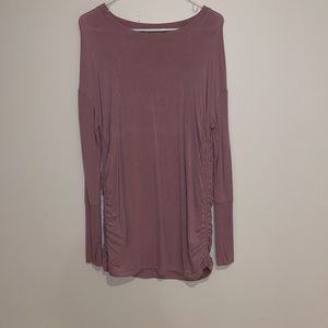 Athleta 💖Bundle It!💖 Pink Tunic Sweater with Drawstring sides